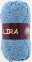 Пряжа Vita cotton Lira голубой (5004), 40%акрил/60%хлопок, 150м, 50г, 1шт