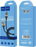 Кабель HOCO X26 Xpress charging data cable for Type-C 1M, 3.0А, black＆gold