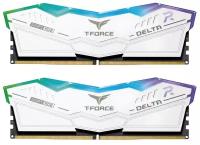 Модуль памяти Team Group 32GB DDR5 7200 DIMM T-FORCE DELTA RGB White Gaming Memory ( FF4D532G7200HC34ADC01)