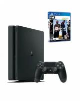 Игровая приставка Sony PlayStation 4 Slim 500 ГБ HDD+Игра UFC 4 для PlayStation 4, диск