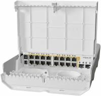 PoE-роутер-свитч MikroTik netPower 16P (CRS318-16P-2S+OUT)