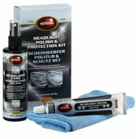 Набор для полировки и защиты пластиковых фар Autosol Headlight polish & Protectant Autosol