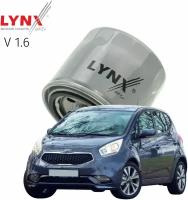 Фильтр масляный Kia Venga (1) / Киа Венга 2010 2011 2012 2013 2014 2015 2016 V1.6 G4FC / 1шт LYNXauto