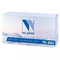 Картридж NV Print TK-865 Cyan для Kyocera, 12000 стр, голубой