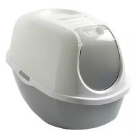 Moderna Туалет-домик SmartCat с угольным фильтром, 54х40х41см, теплый серый (RECYCLED Smart cat) | Smart cat, 1,2 кг