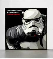 Картина постер Поп-арт Штурмовик Звёздные войны Star Wars