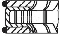 Кольца Поршневые 1шт Audi. Vw 1.6 Adp Ahl Arm 81 1.2x1.5x2 Std 95 Mahle/Knecht арт. 03301N0