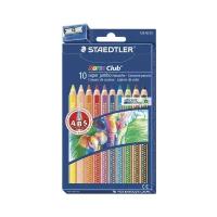 Staedtler Карандаши цветные утолщенные Noris Club, 10 цветов (129 NC10)