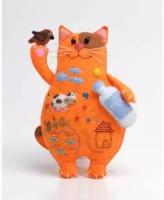 Набор для создания игрушки из фетра+раскраска"Молочный Кот" ПХИ-1703
