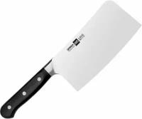 Нож (тесак) из немецкой стали Huohou German Steel Cleaver, HU0053, черная рукоять, 17см