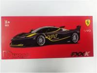 Bburago Коллекционная машинка Феррари 1:43 Ferrari FXX К, чёрная