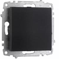 Заглушка для электроустановки Черный матовый Zena Vega EL-BI арт. 609-014800-299