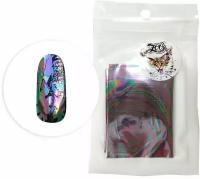 Zoo Nail Art 1167 Фольга переводная северное сияние 4*50 см