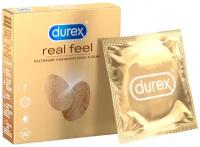 Презервативы Durex Real Feel для естественных ощущений, безлатексные 3 шт