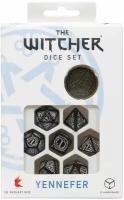 Набор кубиков для настольных ролевых игр (Dungeons and Dragons, DnD, D&D, Pathfinder) - The Witcher Dice Set. Yennefer - The Obsidian Star