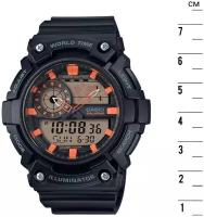 Наручные часы CASIO AEQ-200W-1A2, черный