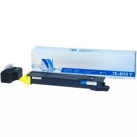 Перезаправляемый картридж NV Print TK-8115 Yellow для Kyocera, 6000 стр, желтый