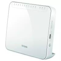 Беспроводной маршрутизатор D-Link DSL-G2452GR/R1A 802.11abgnac 1167Mbps 2.4 ГГц 5 ГГц 4xLAN USB белый