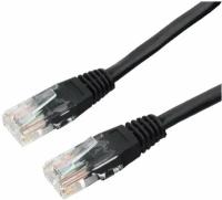 Gembird Комм шнур, UTP, кат 5e, 2м с RJ45 Патч-корд PP12-2M/BK