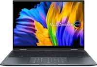 Ноутбук ASUS Zenbook 14 Flip UP5401ZA-KN012W Intel Core i5-12500H/8GB/SSD512GB/14"/2.8K (2880x1800)/OLED)/Touch/Win11/90Hz/Pine Grey (90NB0XL1-M002C0)