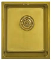 Кухонная мойка Seaman Eco Roma SMR-4438A Antique Gold (PVD, micro-satin, *5), стандартная комплектация