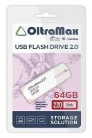 Флешка OltraMax 220 64GB (розовый)