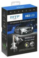 MTF light Светодиодные LED лампы/ НB3(9005) MaxBeam 12v /55Вт /6000К /Встроенный CAN(обманка) / (влагозащита IP20 Не для туманок) кт. 2 шт