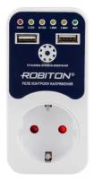 Реле контроля напряжения ROBITON РН-4 с двумя USB разъемами