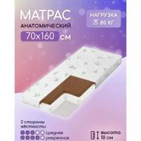 Матрас Капризун Струтто с кокосом 70х160х11 см