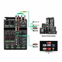 Микшерный пульт с микрофонами DGNOG R4-PRO, черный