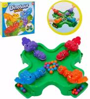 Настольная развлекательная игра покорми динозавров детская для всей семьи для компании 2 - 4 игрока AY2080 в коробке Tongde