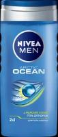 Гель-шампунь для душа Nivea Men Arctic oceanдревесно-пряный, 250 мл, 280 г