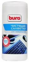 Салфетки Buro BU-Asurface для поверхностей туба 100шт влажных