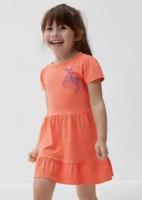 платье для детей, s.Oliver, артикул: 10.2.13.20.200.2127443 цвет: ORANGE (2034), размер: 134