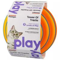 Игрушка для кошек Petstages Play Трек 3 этажа (317STEX), желтый/оранжевый