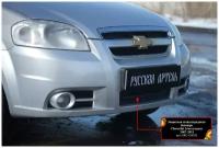 Накладка на задний бампер Chevrolet Aveo седан 2011-2015