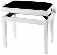 GEWA Piano Bench Deluxe White HighGloss Банкетка для пианино