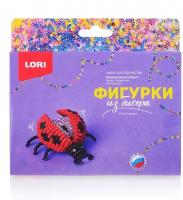 Фигурки из бисера "Божья коровка"