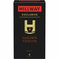 Чай черный Hillway Golden Ceylon байховый 25 пакетиков