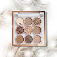 Тени для век Eyeshadow Disc With Nude 9 colors, 03