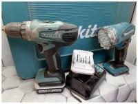 Акк. безударная дрель-шуруповерт Makita DF347DWE