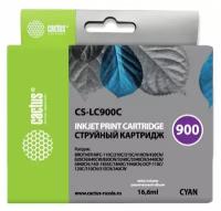 Картридж LC-900 Cyan для принтера Бразер, Brother FAX-1835 C; FAX-1840 C; FAX-1940 CN; FAX-2440 C