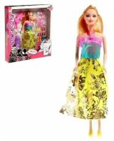 Кукла модель для девочки Анжелика с набором платьев,обувью и аксессуарами