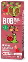 Яблочно-клубничные Конфеты ТМ "BOB SNAIL" 30 гр