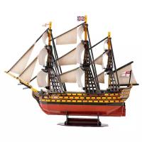 3D-пазл CubicFun Корабль Виктория (T4019h), 189 дет., 46 см, коричневый