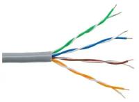 Bion Cable Кабель витая пара Bion BCL-U5440-181 U UTP, кат.5e, 4x2x0,40мм AWG 26, медь, одножильный, PVC, для внутренней прокладки, 305м, серый