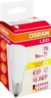 Светодиодная лампа Ledvance-osram OSRAM LS CLA 75 9.5W/827 (=75W) 220-240V FR E27 806lm 240° 15000h