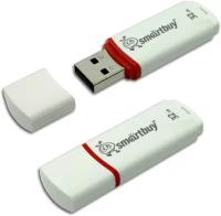 Флеш карта USB 32 GB Smartbuy White