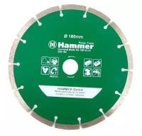 Диск алм. Hammer Flex 206-104 DB SG 180*22мм сегментный