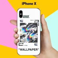 Силиконовый чехол на Apple iPhone X Набор 11 / для Эпл Айфон Икс